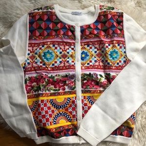 DOLCE & GABBANA Floral Printed cardigan 11/12 Y
